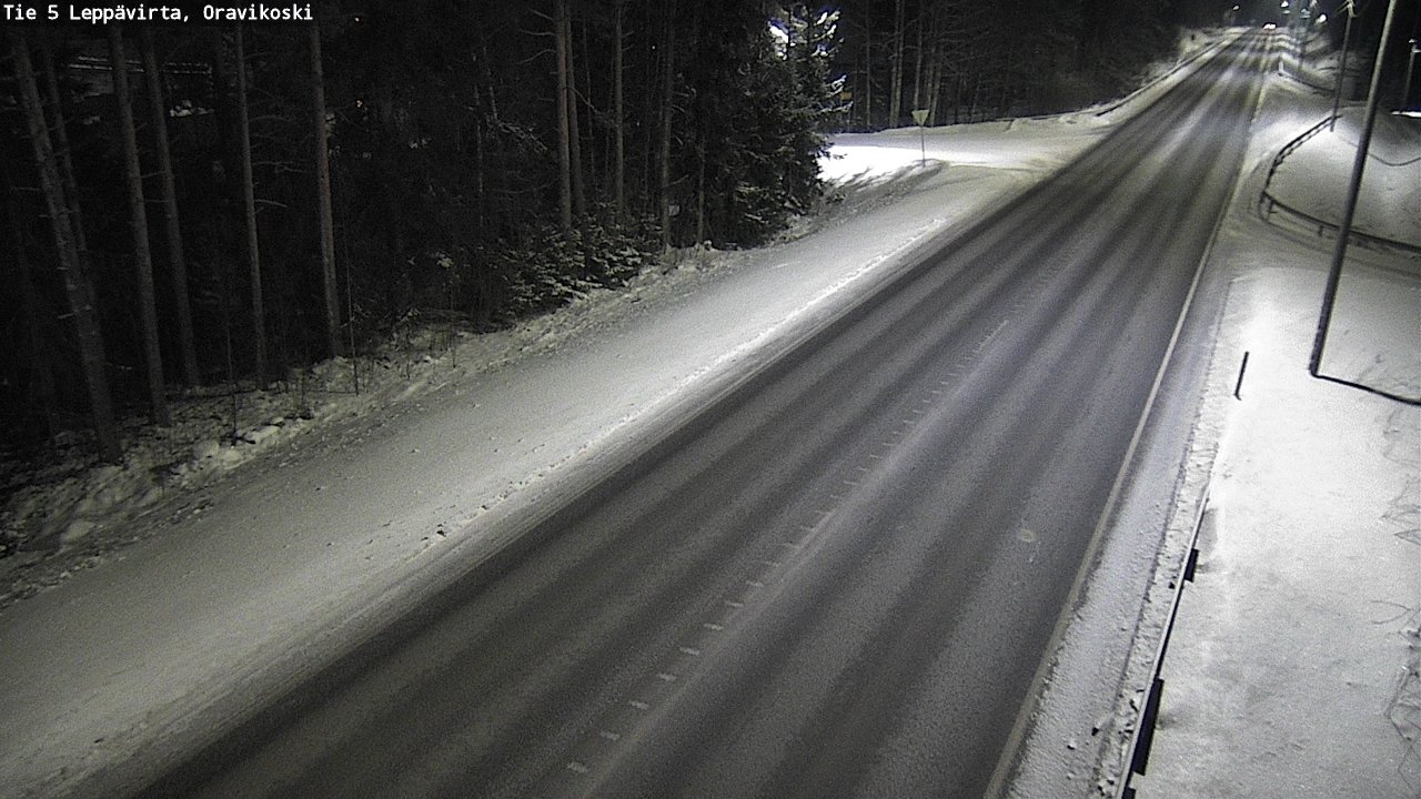 Kelikamerat Kuva Tie 5 Leppävirta, Oravikoski, Leppävirta, Pohjois-Savo