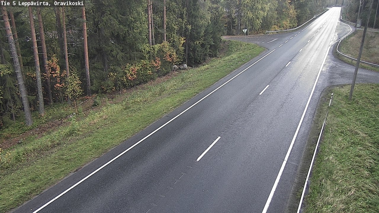 Kelikamerat Kuva Tie 5 Leppävirta, Oravikoski, Leppävirta, Pohjois-Savo