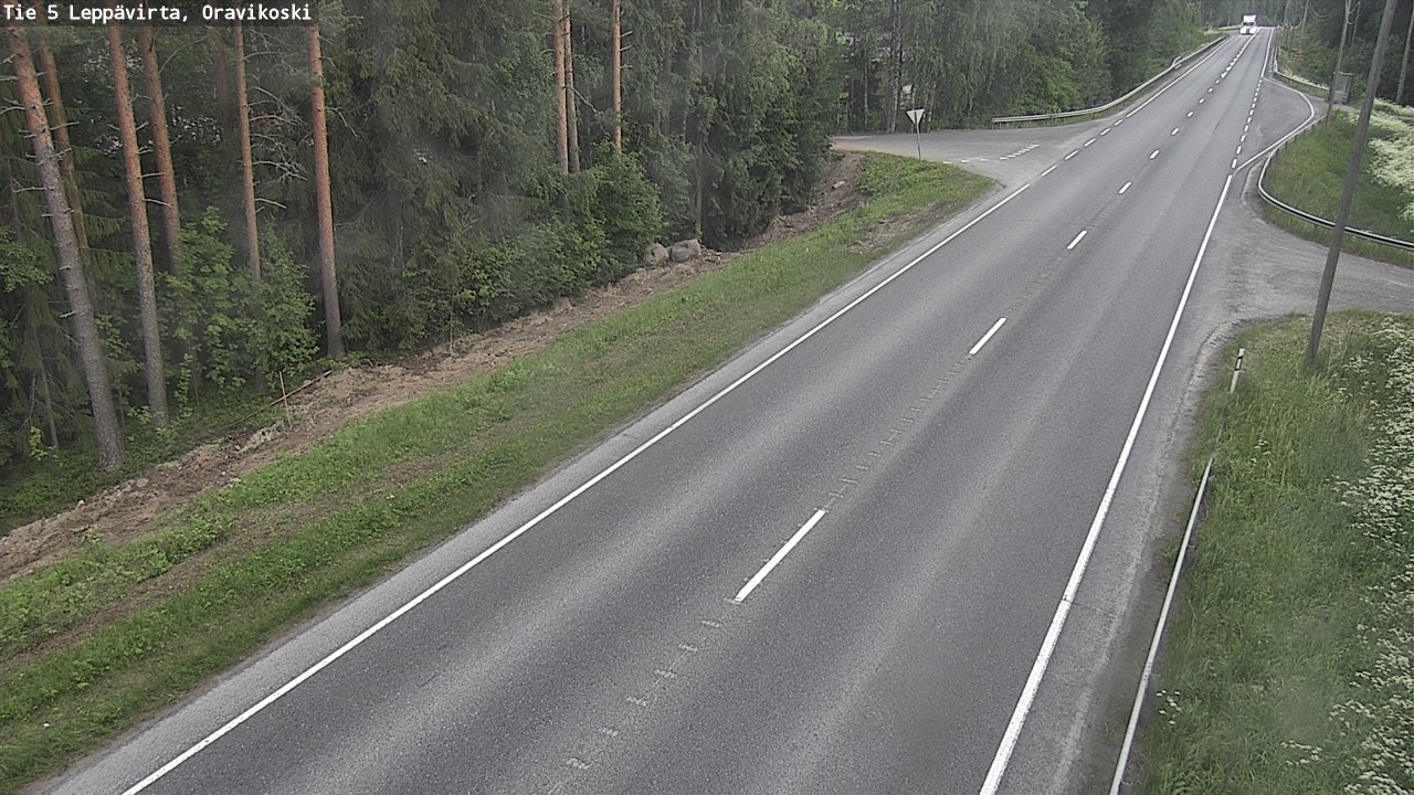 Kelikamerat Kuva Tie 5 Leppävirta, Oravikoski, Leppävirta, Pohjois-Savo