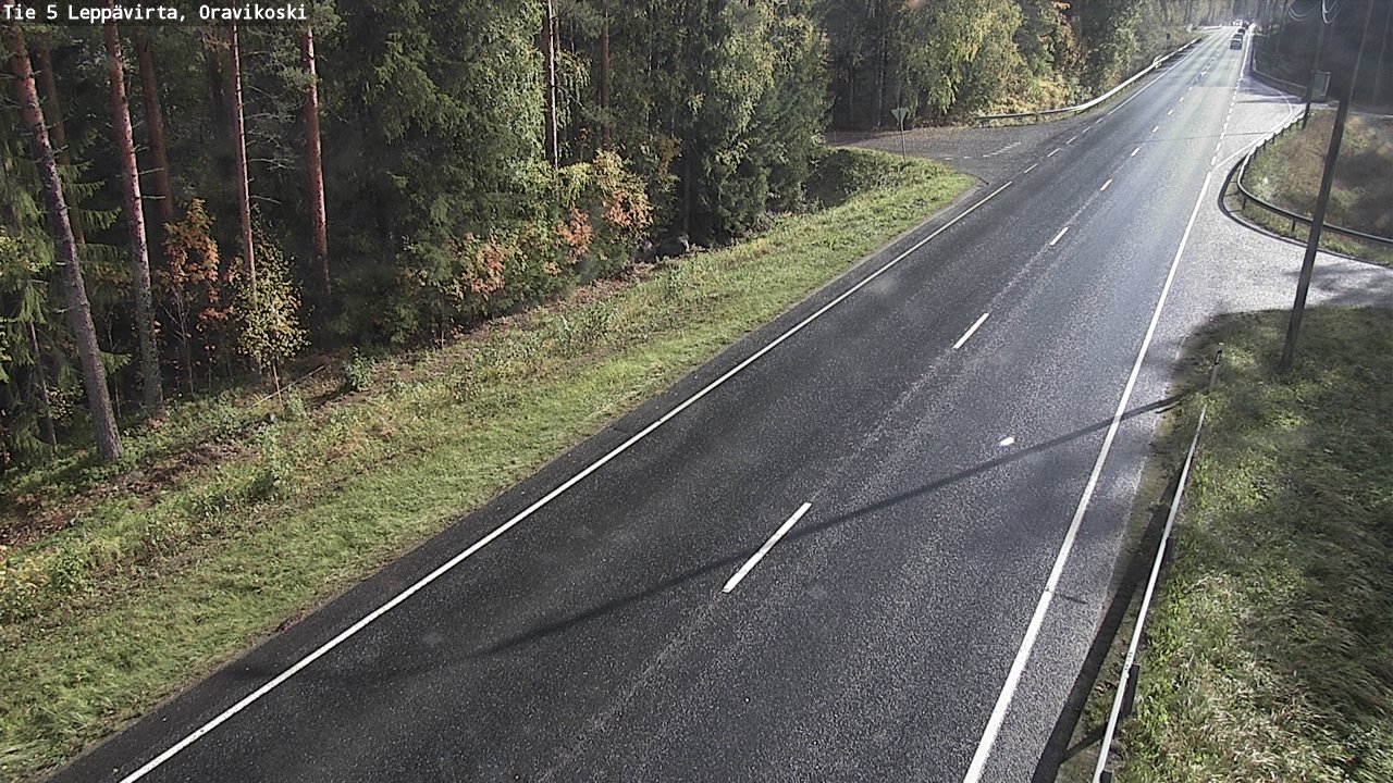 Kelikamerat Kuva Tie 5 Leppävirta, Oravikoski, Leppävirta, Pohjois-Savo