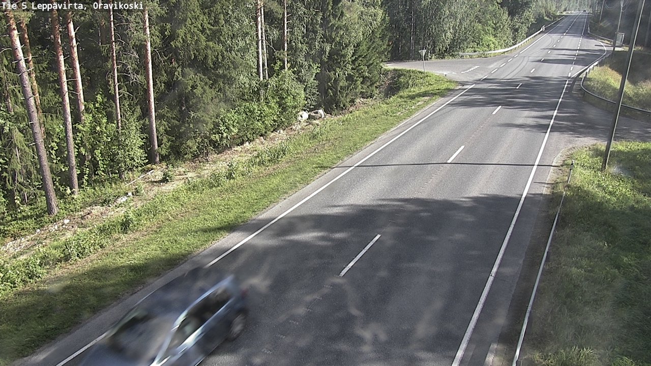 Kelikamerat Kuva Tie 5 Leppävirta, Oravikoski, Leppävirta, Pohjois-Savo