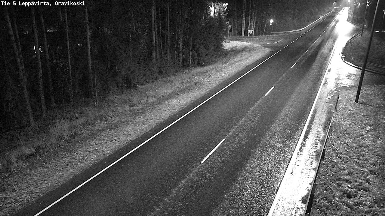 Weather Camera Image Väg 5 Leppävirta, Oravikoski, Leppävirta, Pohjois-Savo