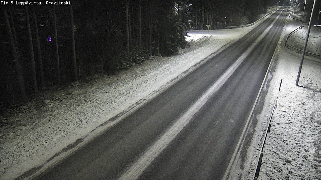 Kelikamerat Kuva Tie 5 Leppävirta, Oravikoski, Leppävirta, Pohjois-Savo