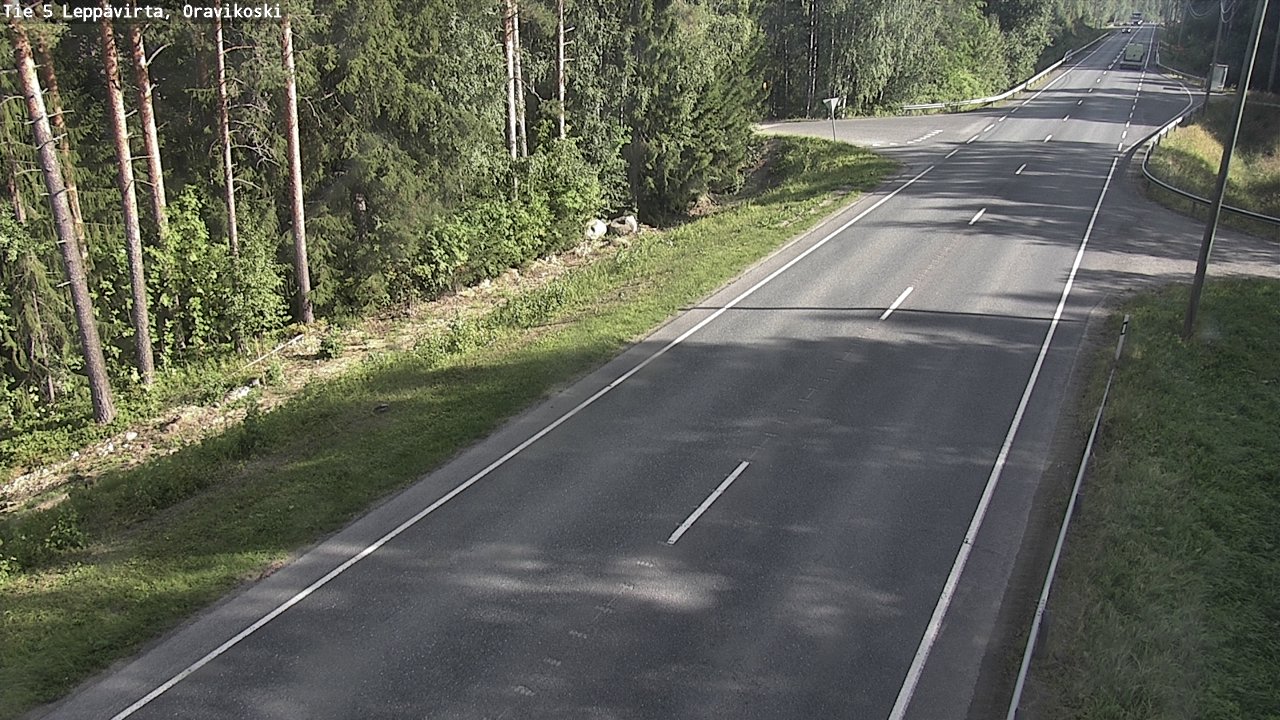 Kelikamerat Kuva Tie 5 Leppävirta, Oravikoski, Leppävirta, Pohjois-Savo