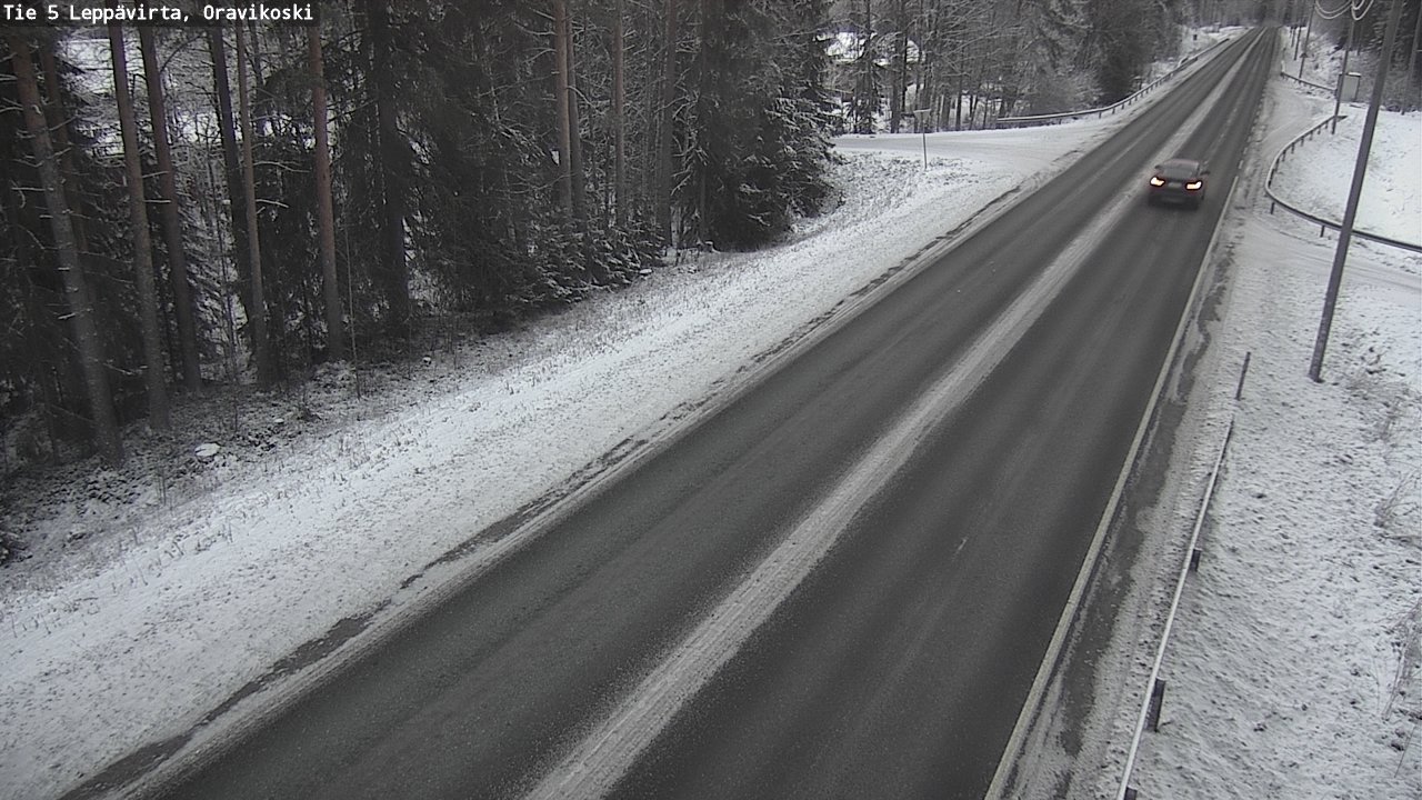 Kelikamerat Kuva Tie 5 Leppävirta, Oravikoski, Leppävirta, Pohjois-Savo