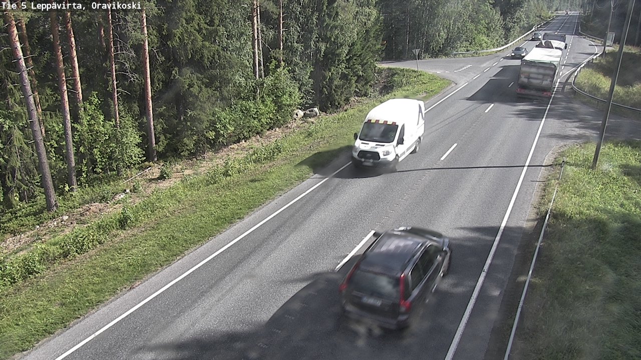 Kelikamerat Kuva Tie 5 Leppävirta, Oravikoski, Leppävirta, Pohjois-Savo