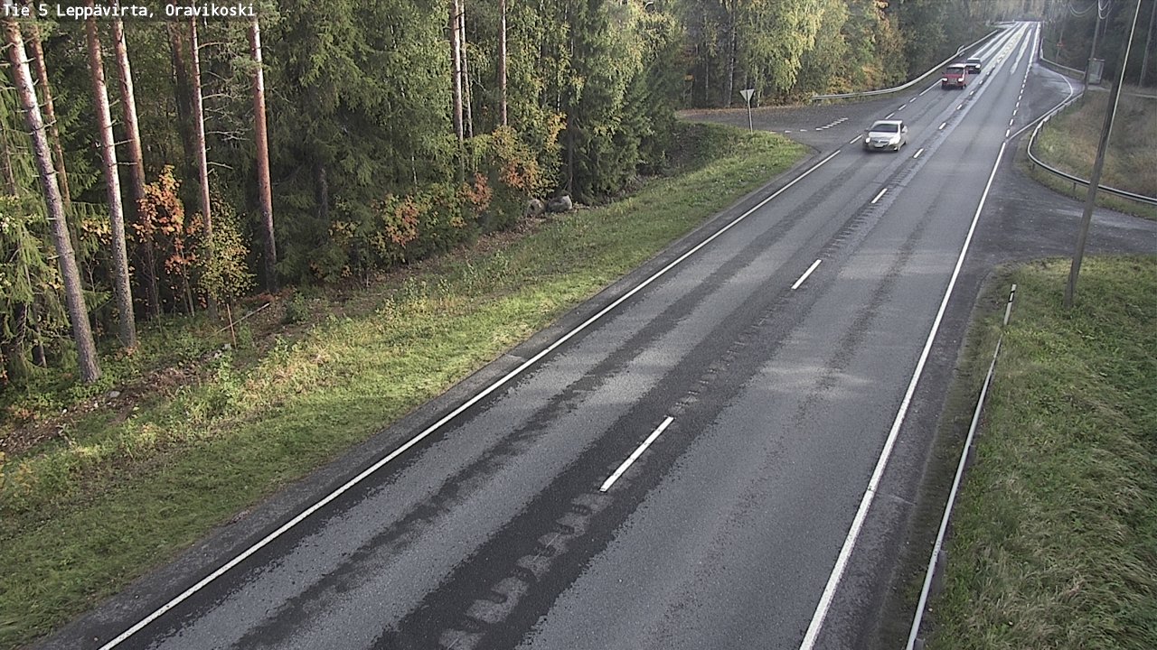 Kelikamerat Kuva Tie 5 Leppävirta, Oravikoski, Leppävirta, Pohjois-Savo