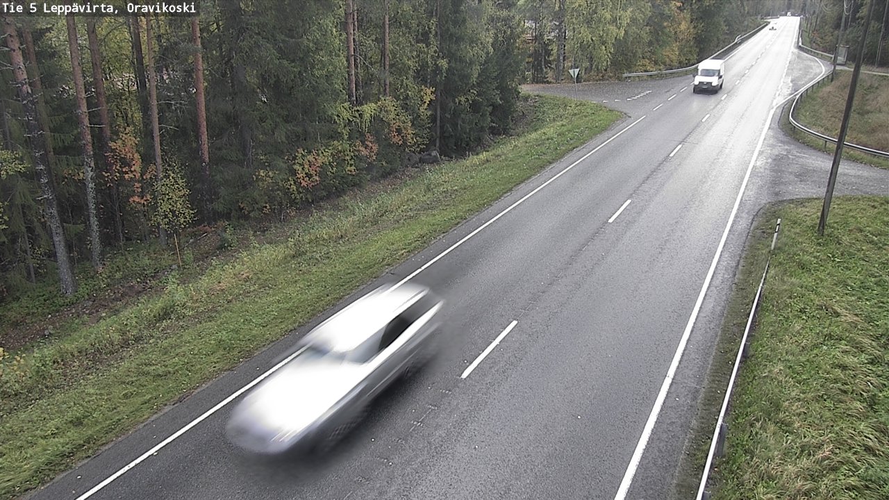 Weather Camera Image Road 5 Leppävirta, Oravikoski, Leppävirta, Pohjois-Savo