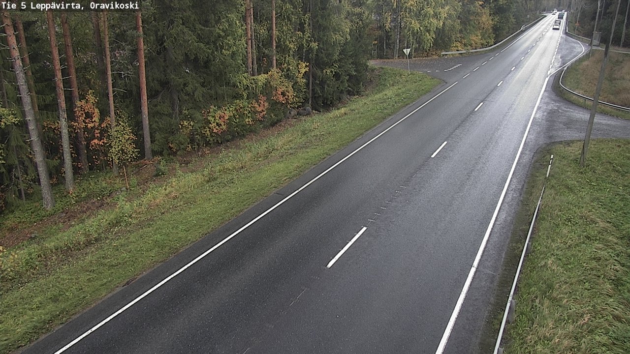 Kelikamerat Kuva Tie 5 Leppävirta, Oravikoski, Leppävirta, Pohjois-Savo