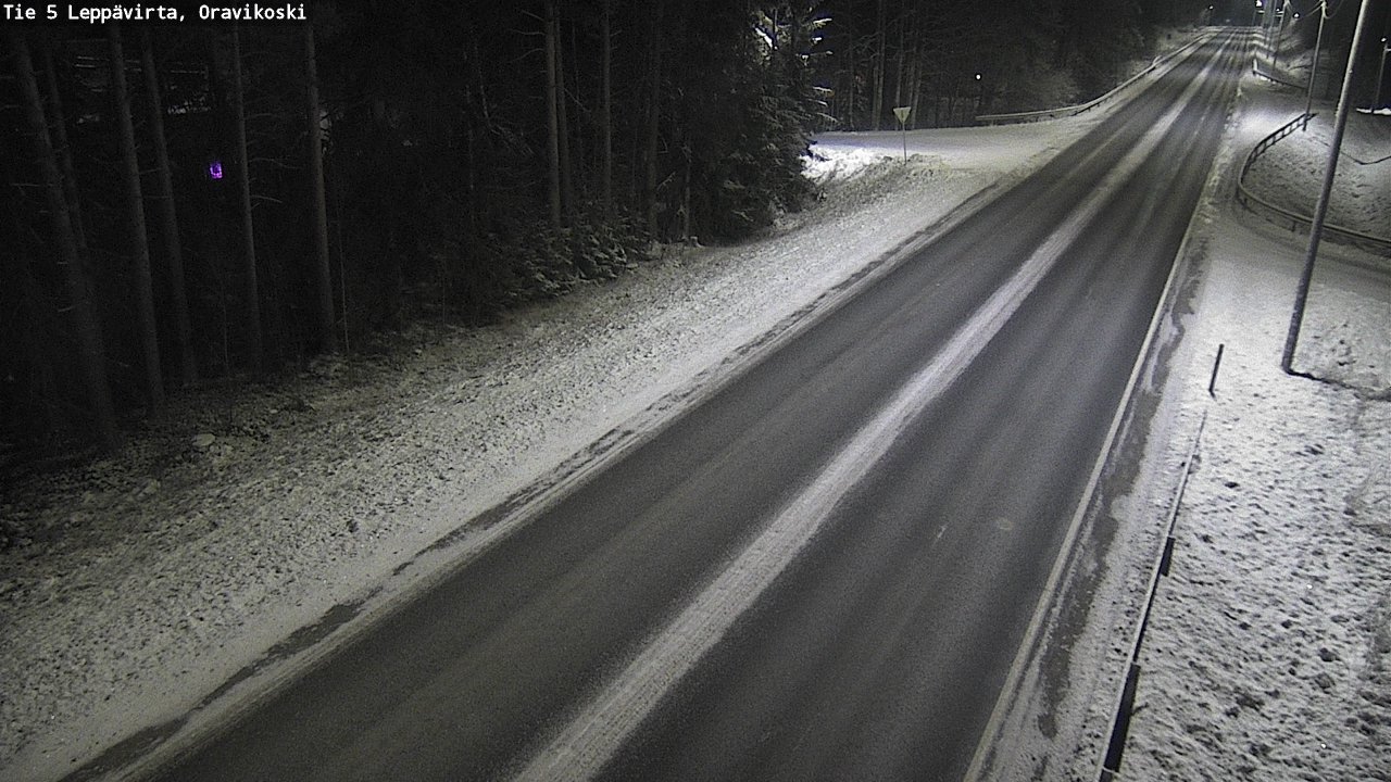 Kelikamerat Kuva Tie 5 Leppävirta, Oravikoski, Leppävirta, Pohjois-Savo