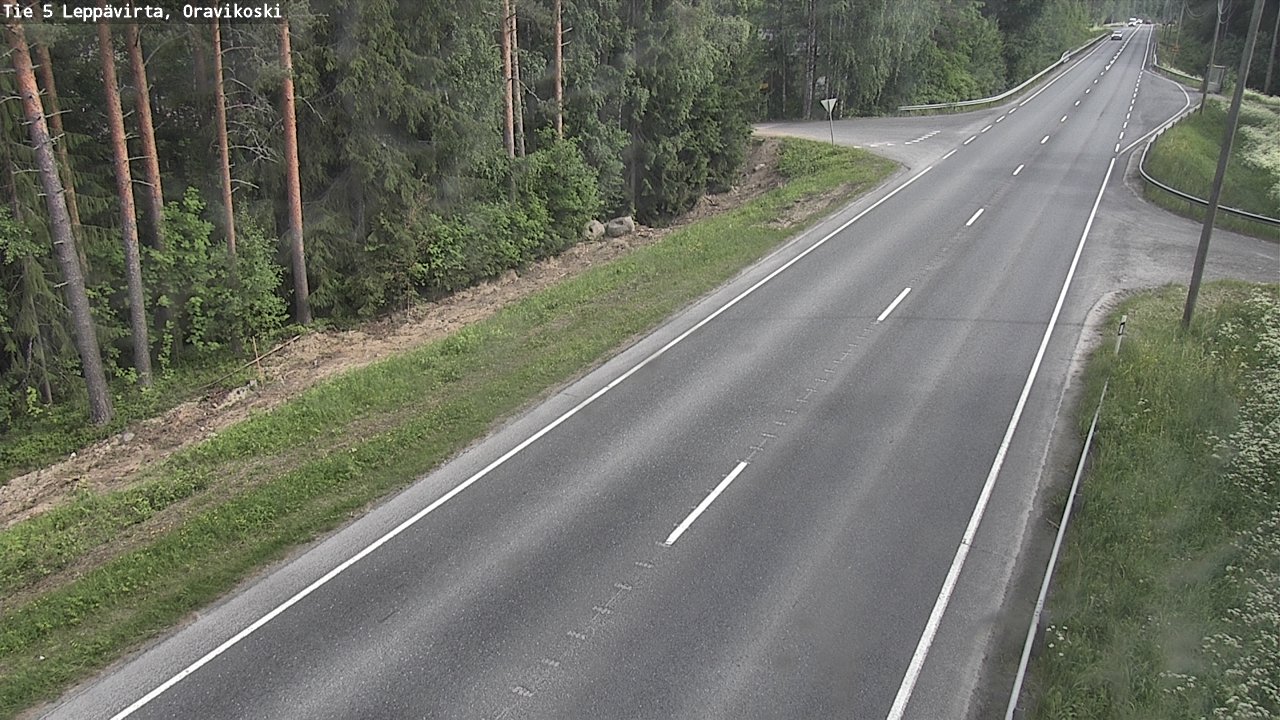 Kelikamerat Kuva Tie 5 Leppävirta, Oravikoski, Leppävirta, Pohjois-Savo