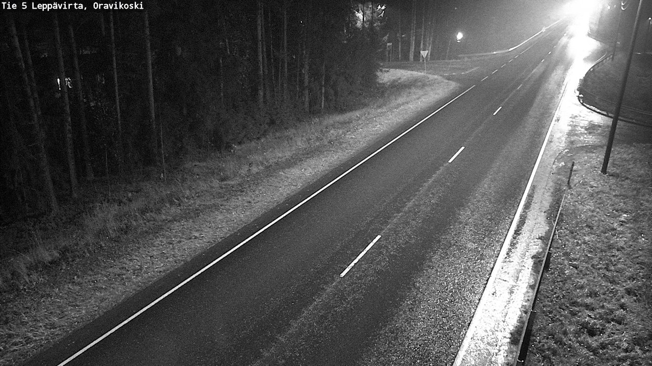 Weather Camera Image Road 5 Leppävirta, Oravikoski, Leppävirta, Pohjois-Savo