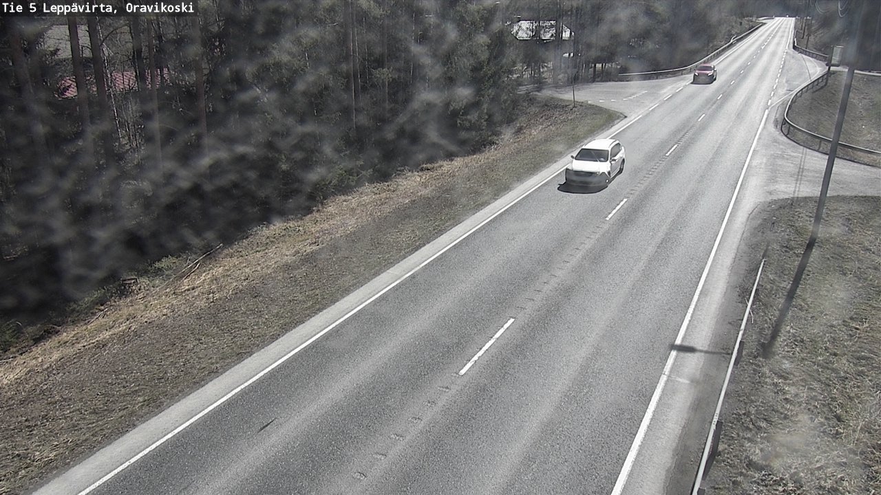 Weather Camera Image Väg 5 Leppävirta, Oravikoski, Leppävirta, Pohjois-Savo