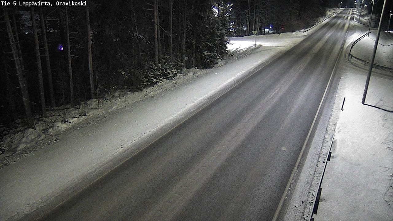 Weather Camera Image Road 5 Leppävirta, Oravikoski, Leppävirta, Pohjois-Savo