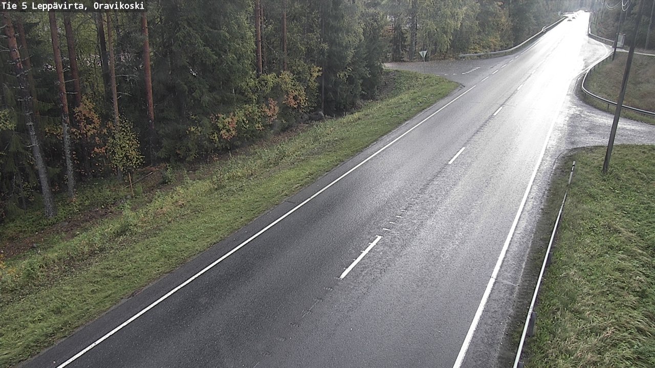 Kelikamerat Kuva Tie 5 Leppävirta, Oravikoski, Leppävirta, Pohjois-Savo