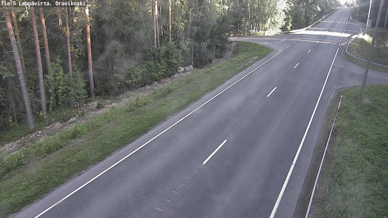Kelikamerat Kuva Tie 5 Leppävirta, Oravikoski, Leppävirta, Pohjois-Savo