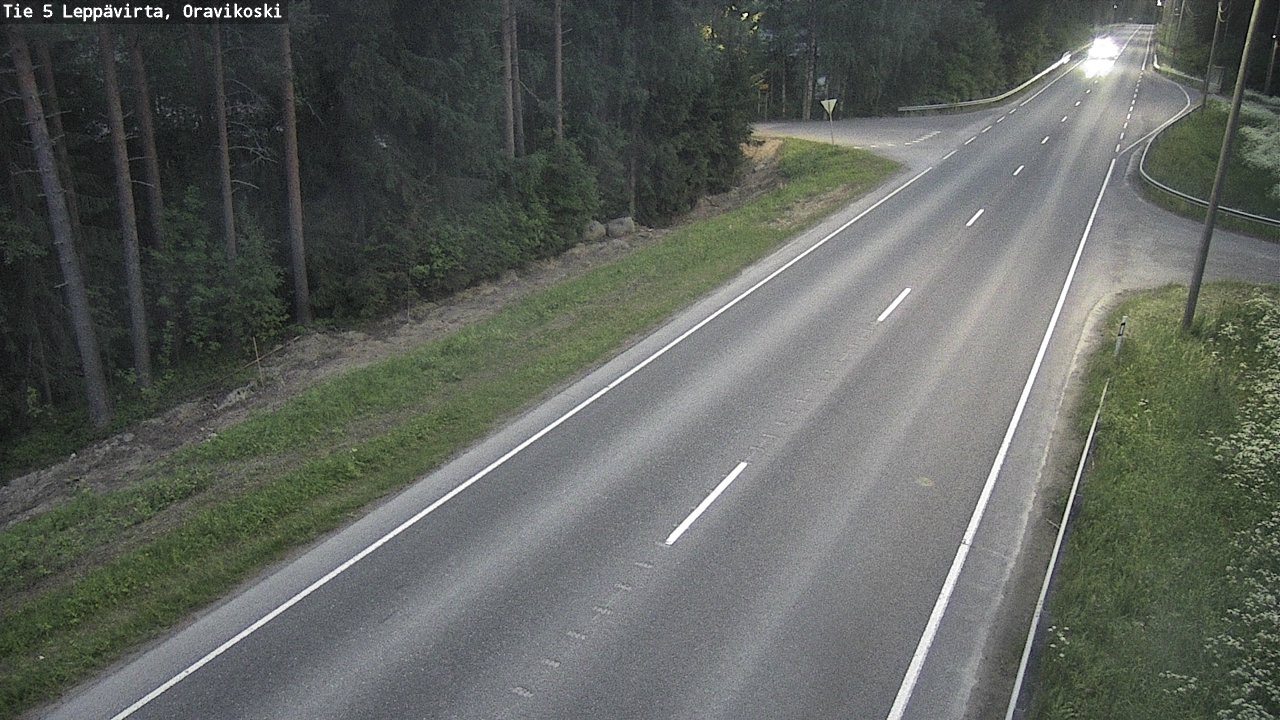 Kelikamerat Kuva Tie 5 Leppävirta, Oravikoski, Leppävirta, Pohjois-Savo