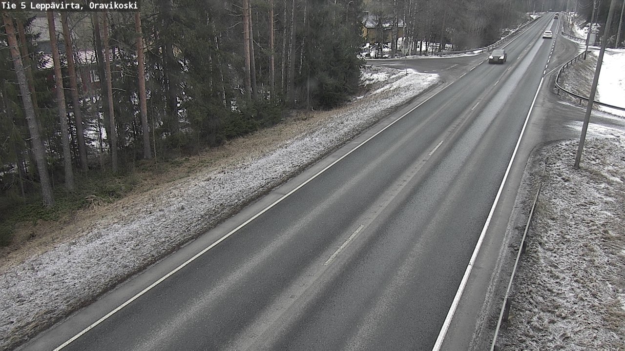 Kelikamerat Kuva Tie 5 Leppävirta, Oravikoski, Leppävirta, Pohjois-Savo