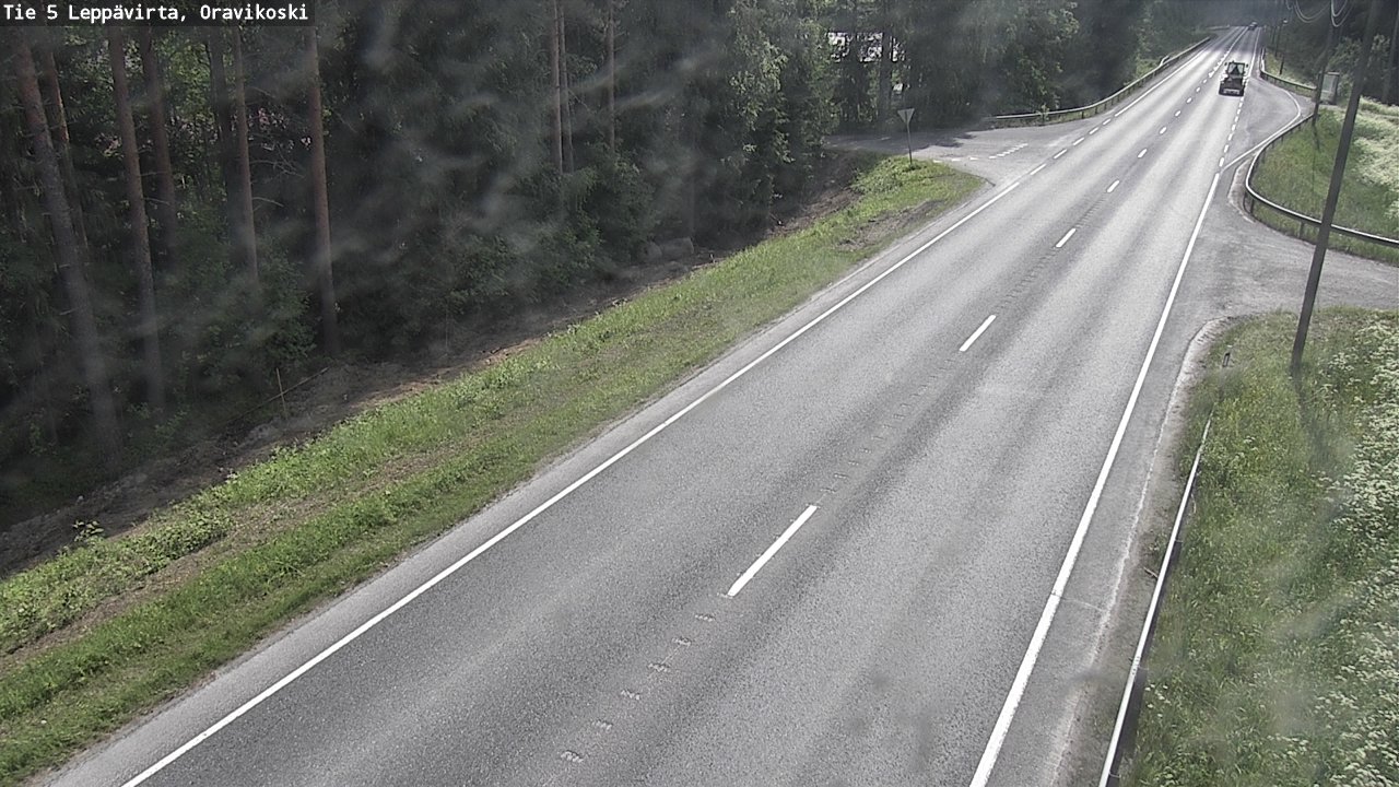 Kelikamerat Kuva Tie 5 Leppävirta, Oravikoski, Leppävirta, Pohjois-Savo