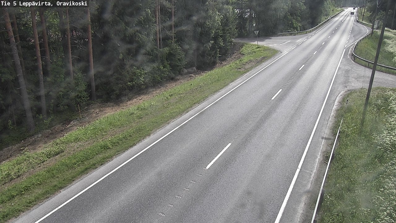 Kelikamerat Kuva Tie 5 Leppävirta, Oravikoski, Leppävirta, Pohjois-Savo