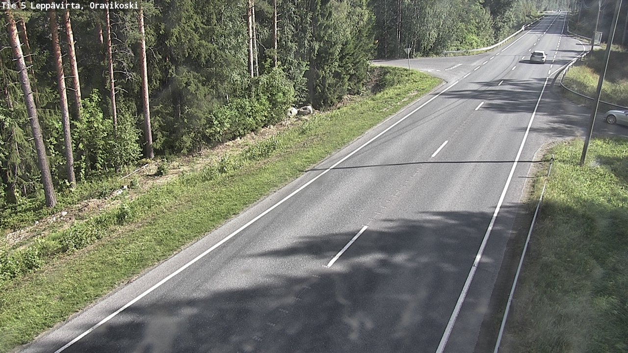 Kelikamerat Kuva Tie 5 Leppävirta, Oravikoski, Leppävirta, Pohjois-Savo
