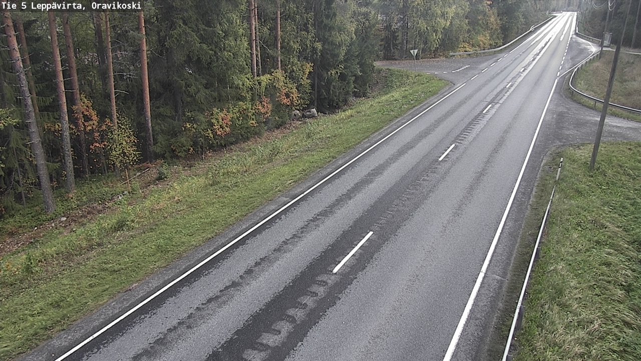 Kelikamerat Kuva Tie 5 Leppävirta, Oravikoski, Leppävirta, Pohjois-Savo