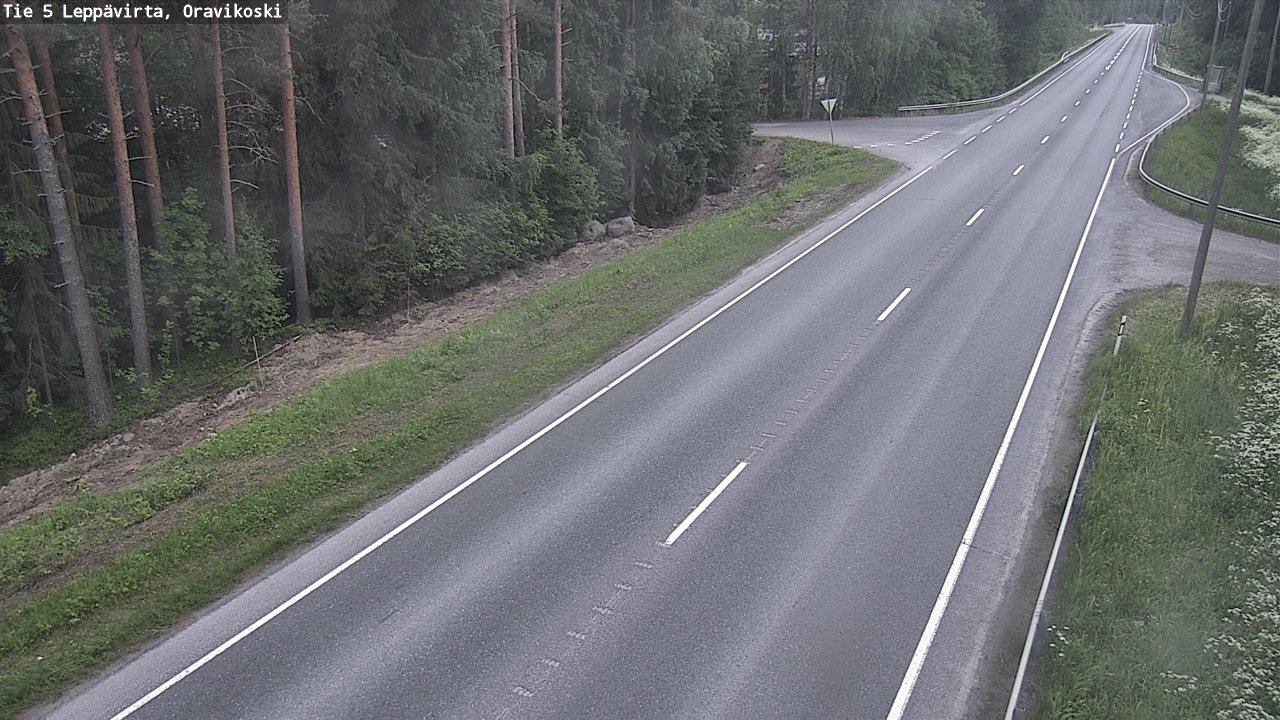 Kelikamerat Kuva Tie 5 Leppävirta, Oravikoski, Leppävirta, Pohjois-Savo