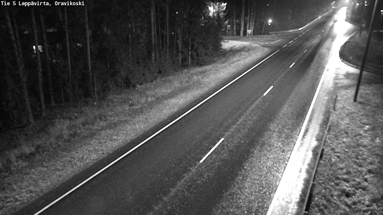 Weather Camera Image Road 5 Leppävirta, Oravikoski, Leppävirta, Pohjois-Savo