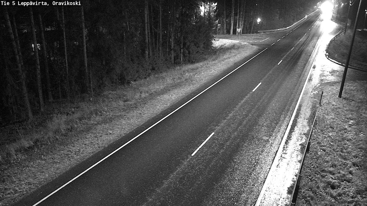 Weather Camera Image Väg 5 Leppävirta, Oravikoski, Leppävirta, Pohjois-Savo