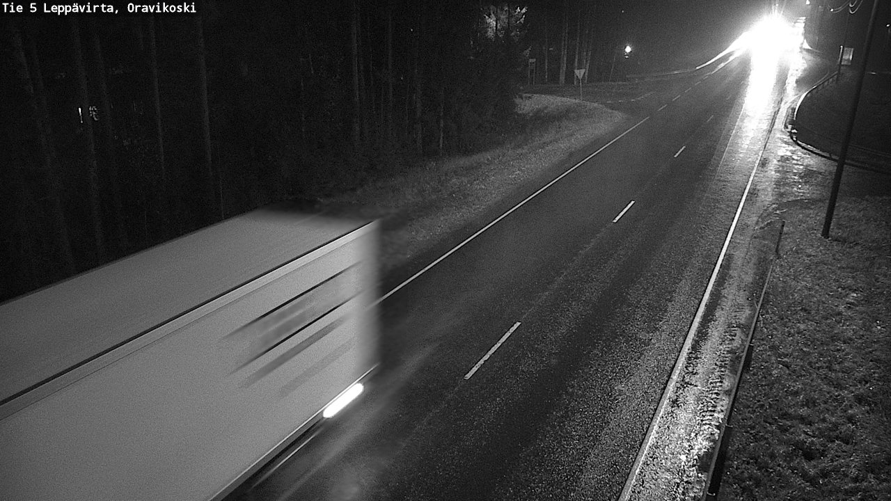 Weather Camera Image Road 5 Leppävirta, Oravikoski, Leppävirta, Pohjois-Savo
