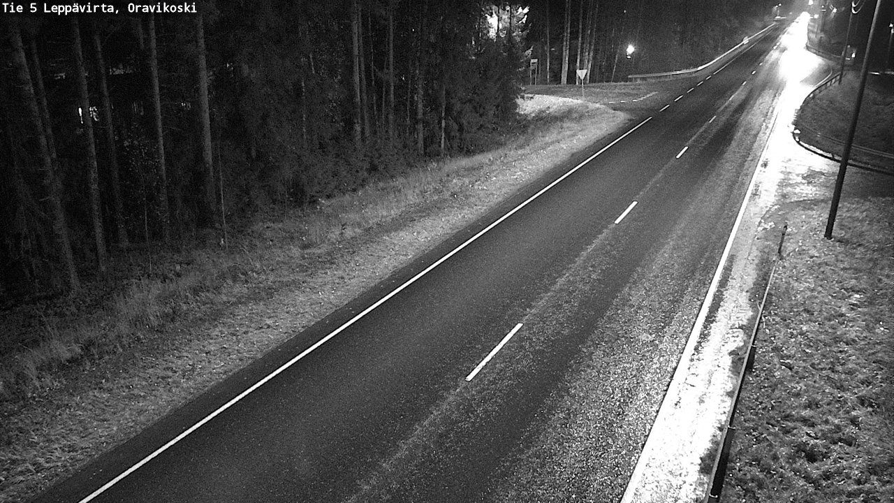 Weather Camera Image Väg 5 Leppävirta, Oravikoski, Leppävirta, Pohjois-Savo