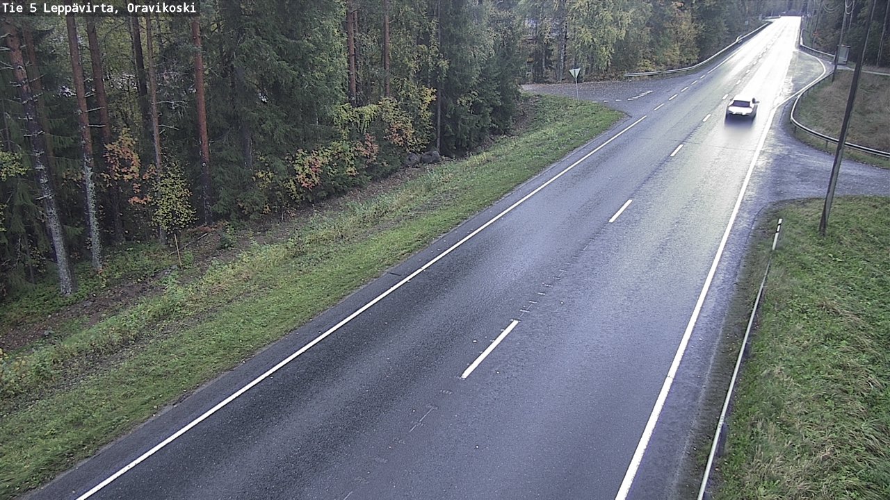 Kelikamerat Kuva Tie 5 Leppävirta, Oravikoski, Leppävirta, Pohjois-Savo