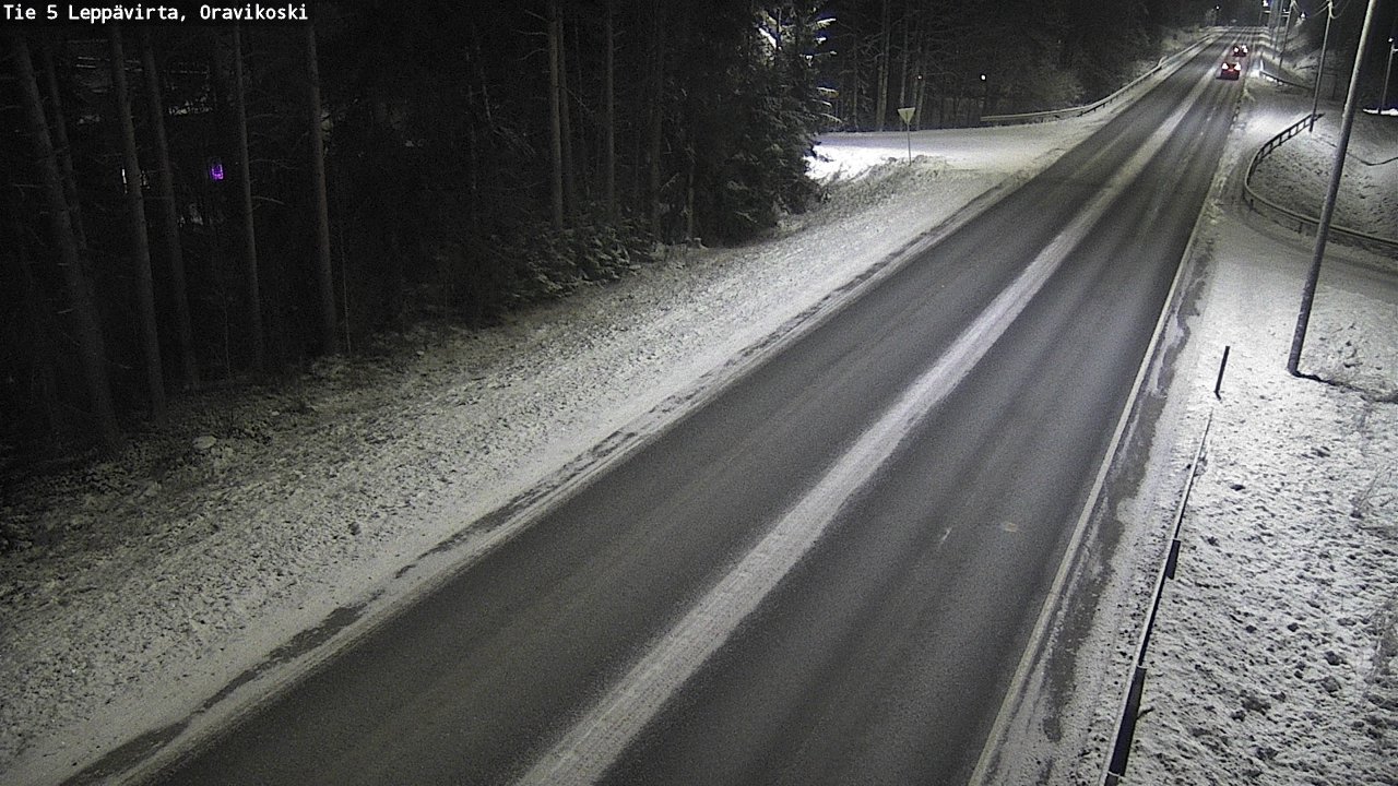 Kelikamerat Kuva Tie 5 Leppävirta, Oravikoski, Leppävirta, Pohjois-Savo