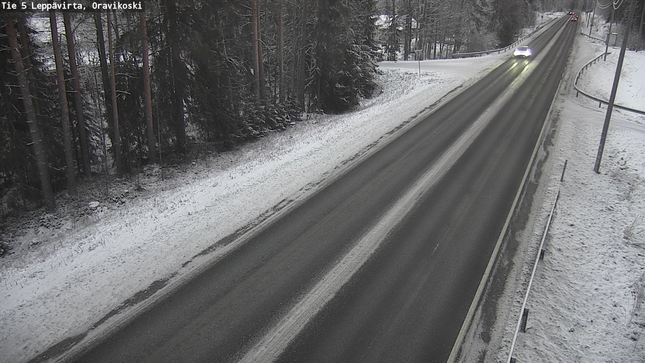 Kelikamerat Kuva Tie 5 Leppävirta, Oravikoski, Leppävirta, Pohjois-Savo