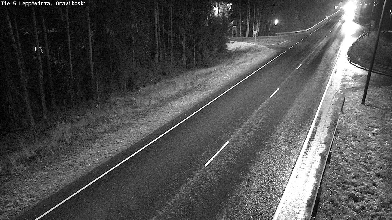 Weather Camera Image Road 5 Leppävirta, Oravikoski, Leppävirta, Pohjois-Savo