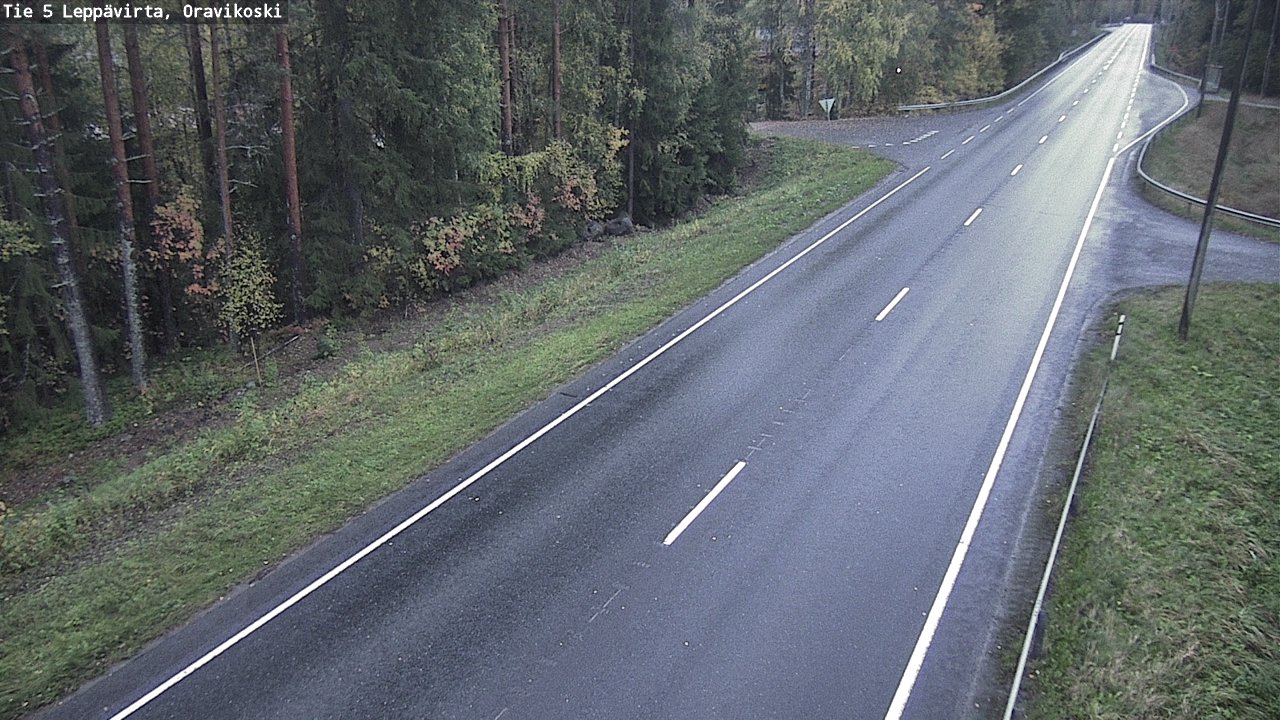 Kelikamerat Kuva Tie 5 Leppävirta, Oravikoski, Leppävirta, Pohjois-Savo