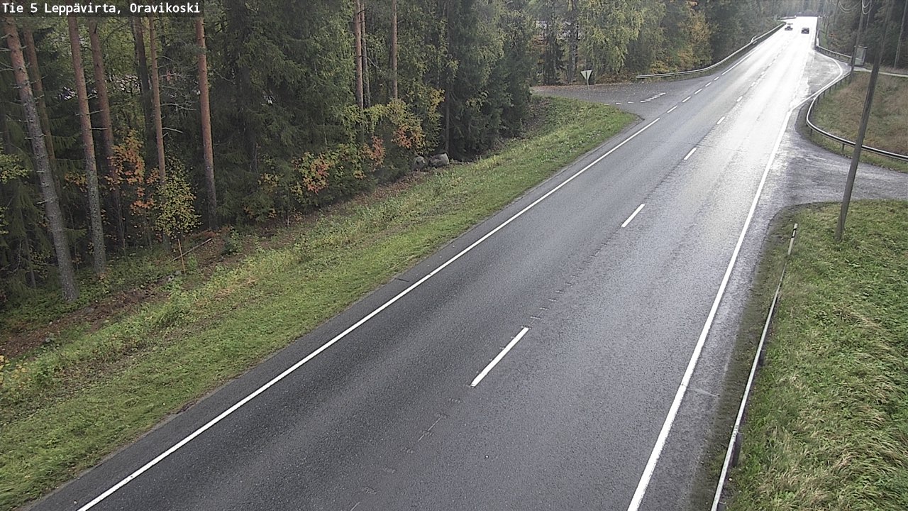 Kelikamerat Kuva Tie 5 Leppävirta, Oravikoski, Leppävirta, Pohjois-Savo
