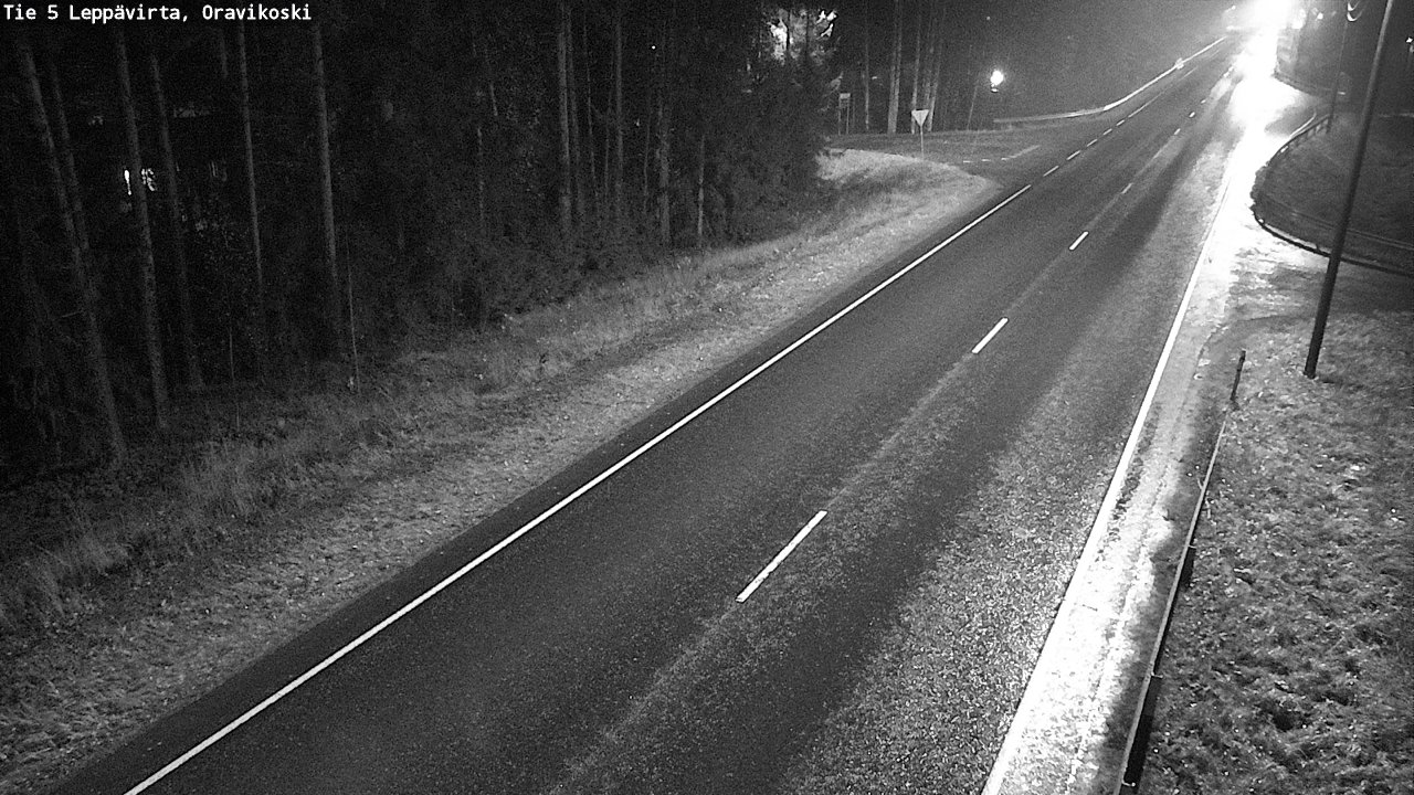Weather Camera Image Road 5 Leppävirta, Oravikoski, Leppävirta, Pohjois-Savo