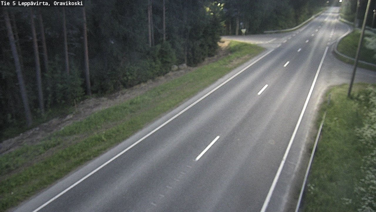 Kelikamerat Kuva Tie 5 Leppävirta, Oravikoski, Leppävirta, Pohjois-Savo