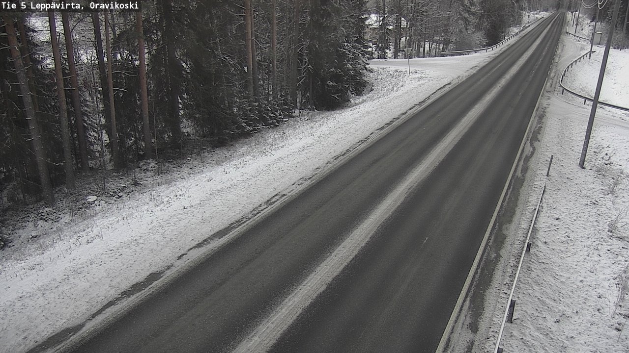 Kelikamerat Kuva Tie 5 Leppävirta, Oravikoski, Leppävirta, Pohjois-Savo