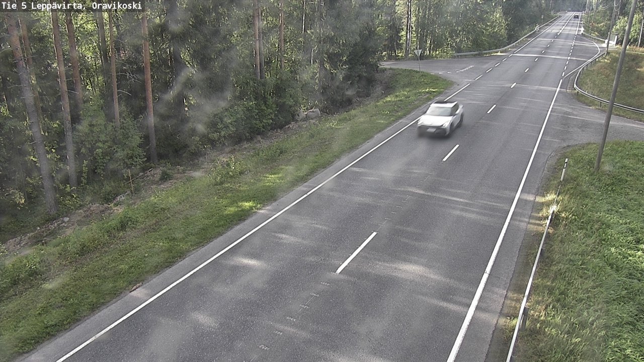 Weather Camera Image Road 5 Leppävirta, Oravikoski, Leppävirta, Pohjois-Savo