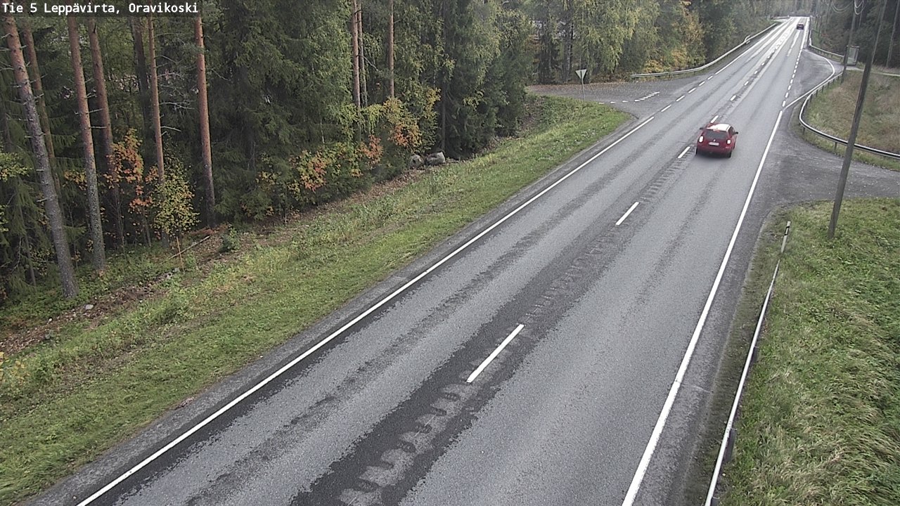 Kelikamerat Kuva Tie 5 Leppävirta, Oravikoski, Leppävirta, Pohjois-Savo