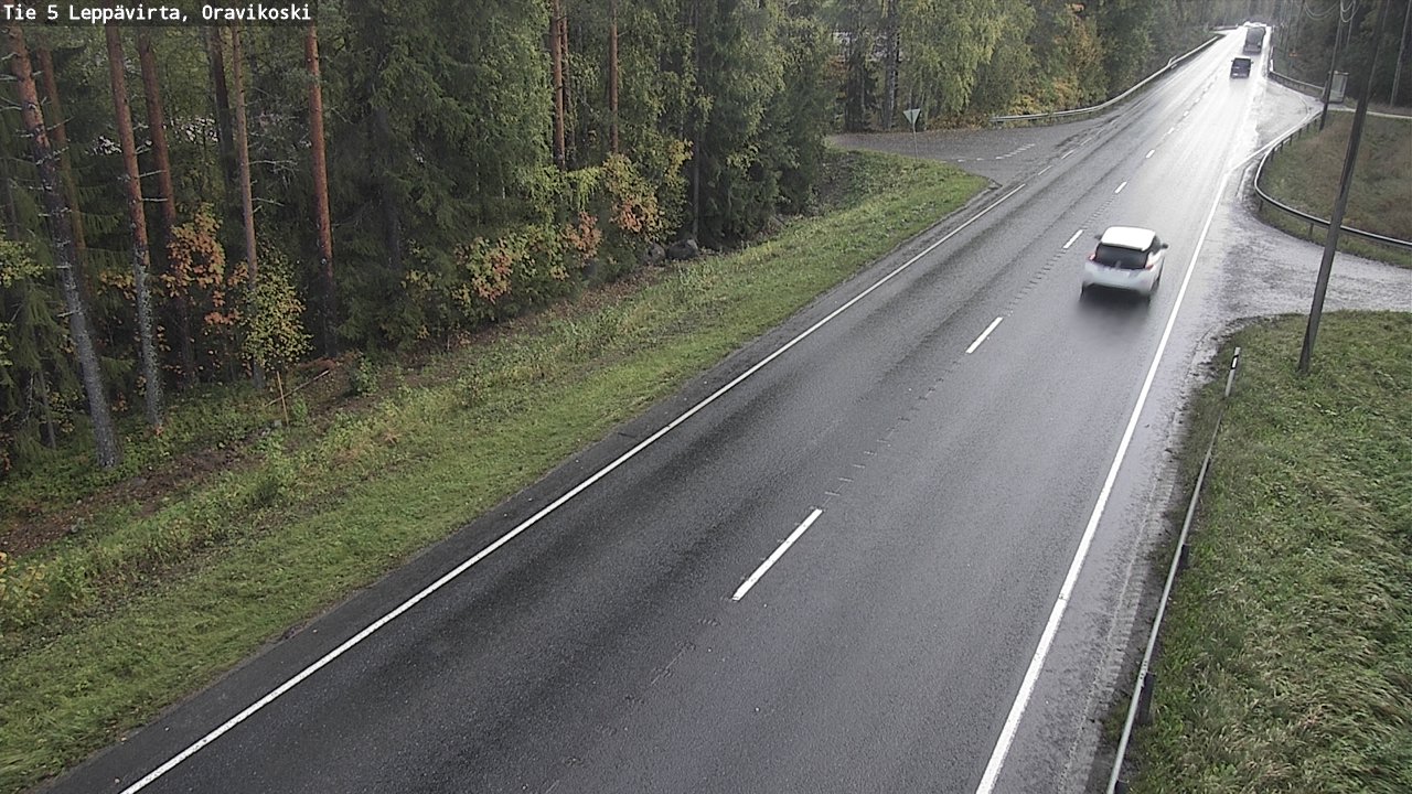 Kelikamerat Kuva Tie 5 Leppävirta, Oravikoski, Leppävirta, Pohjois-Savo