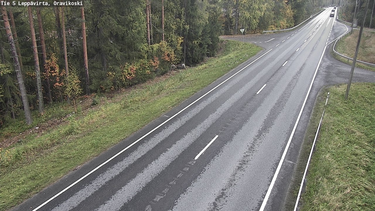 Kelikamerat Kuva Tie 5 Leppävirta, Oravikoski, Leppävirta, Pohjois-Savo
