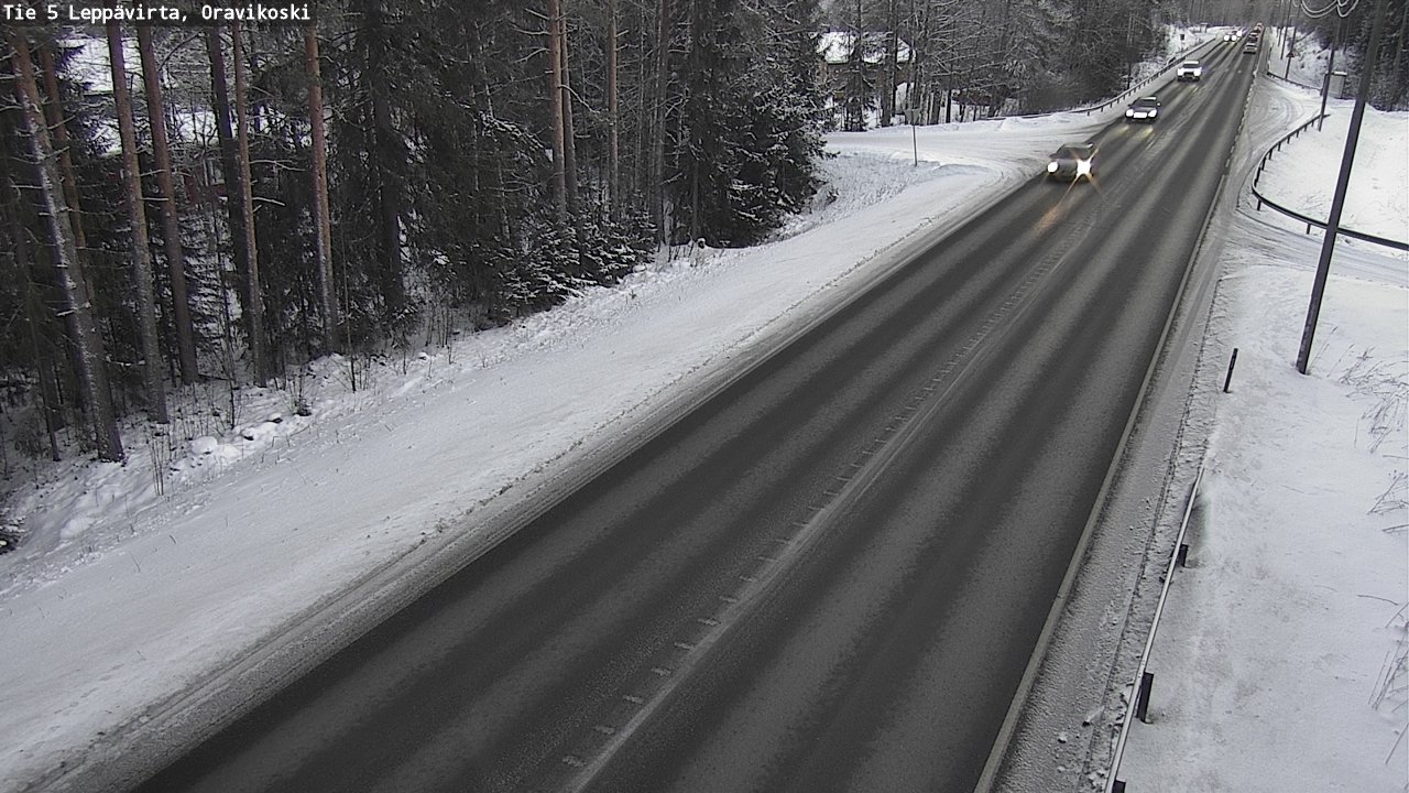Kelikamerat Kuva Tie 5 Leppävirta, Oravikoski, Leppävirta, Pohjois-Savo