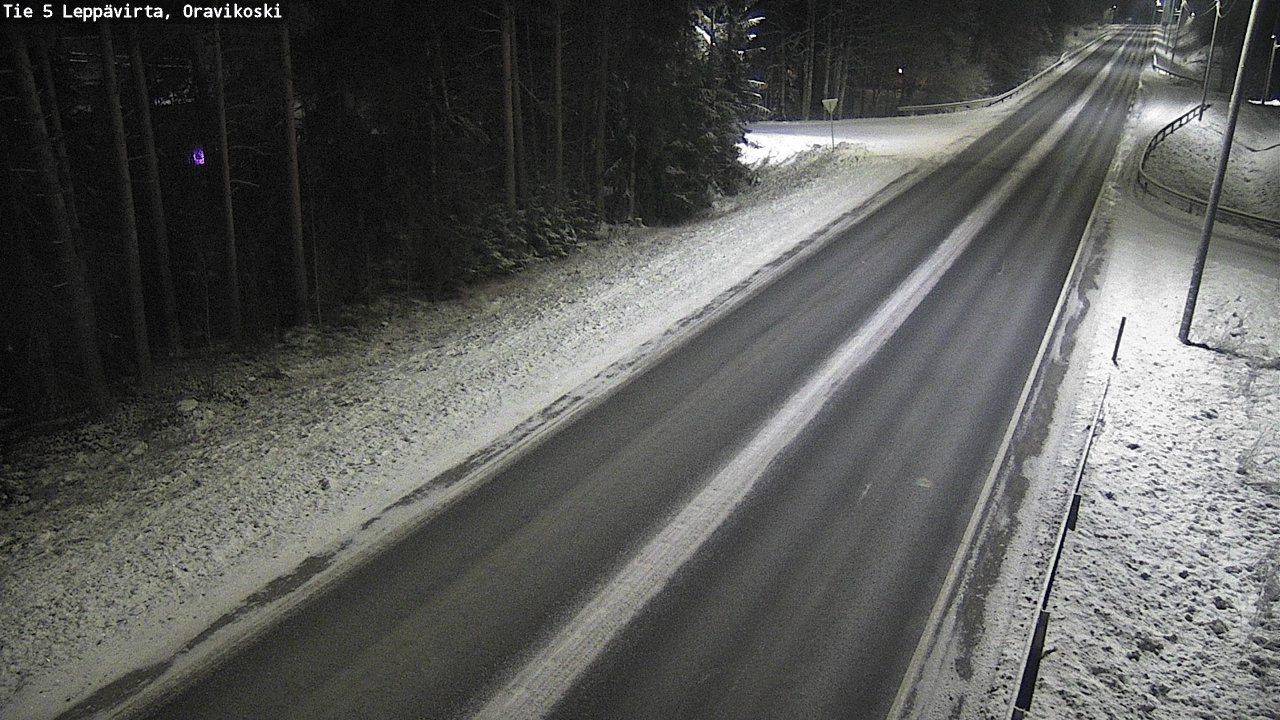 Kelikamerat Kuva Tie 5 Leppävirta, Oravikoski, Leppävirta, Pohjois-Savo