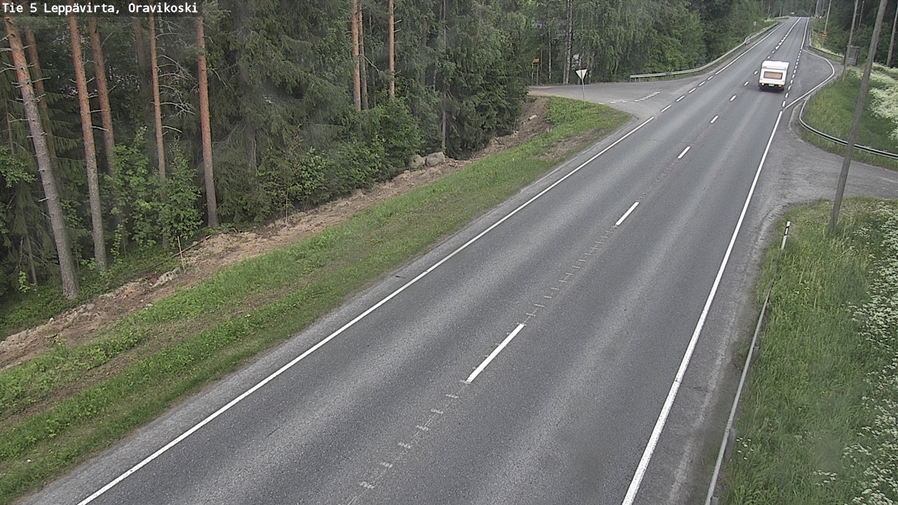 Kelikamerat Kuva Tie 5 Leppävirta, Oravikoski, Leppävirta, Pohjois-Savo