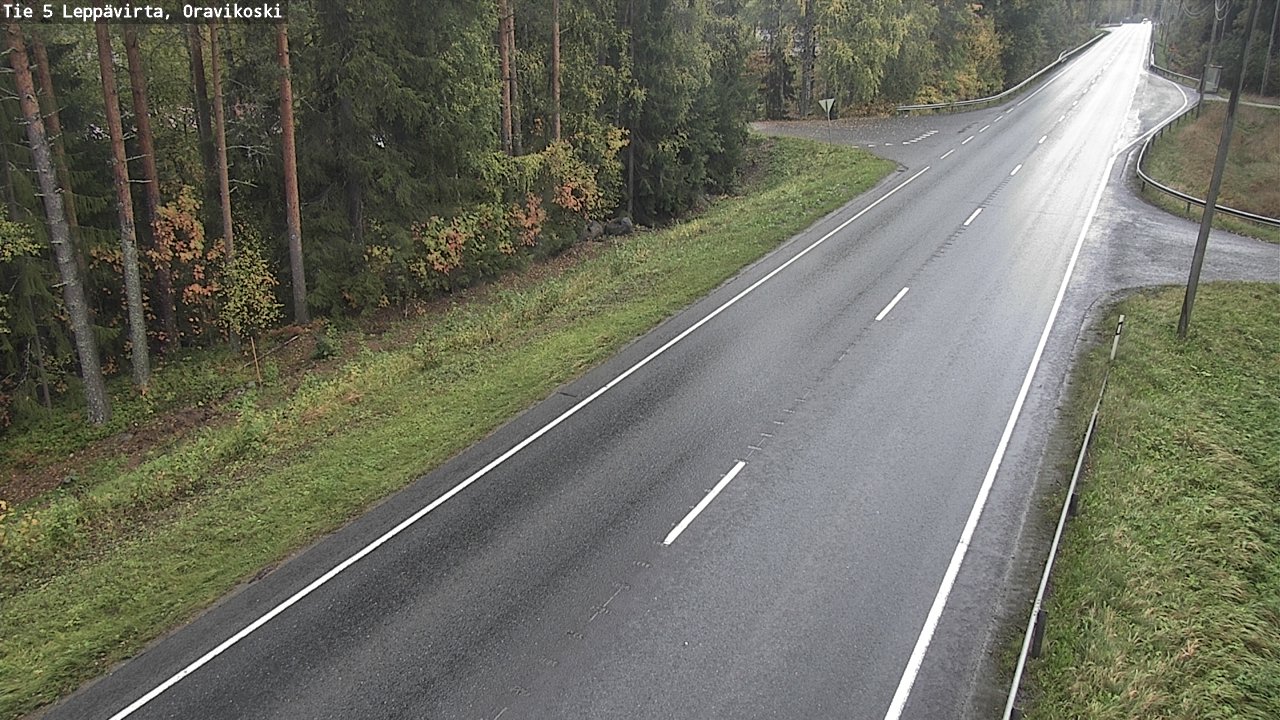 Kelikamerat Kuva Tie 5 Leppävirta, Oravikoski, Leppävirta, Pohjois-Savo