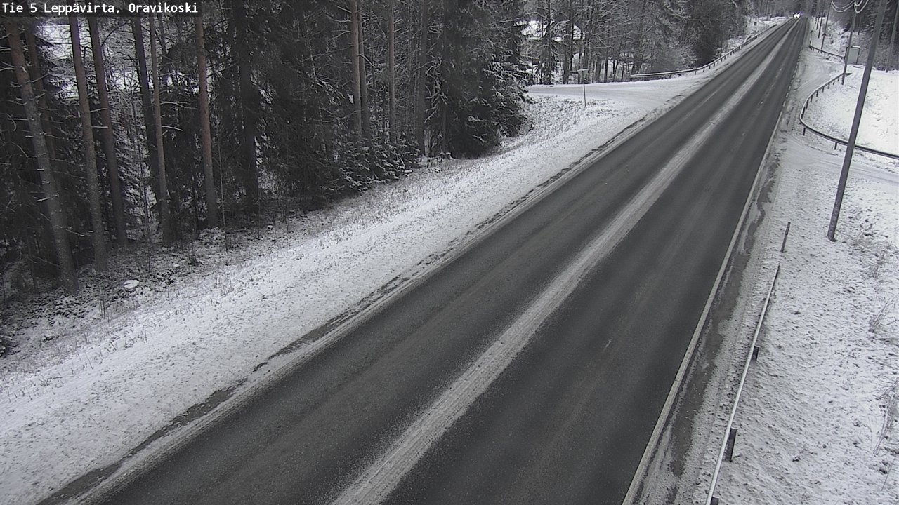 Kelikamerat Kuva Tie 5 Leppävirta, Oravikoski, Leppävirta, Pohjois-Savo