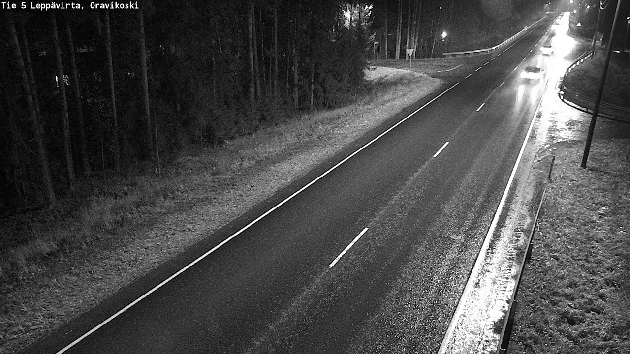 Weather Camera Image Väg 5 Leppävirta, Oravikoski, Leppävirta, Pohjois-Savo